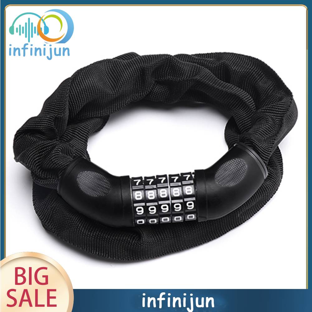 Bộ Khóa Xích 5 Số An Toàn Cho Xe Đạp Leo Núi / Xe Máy