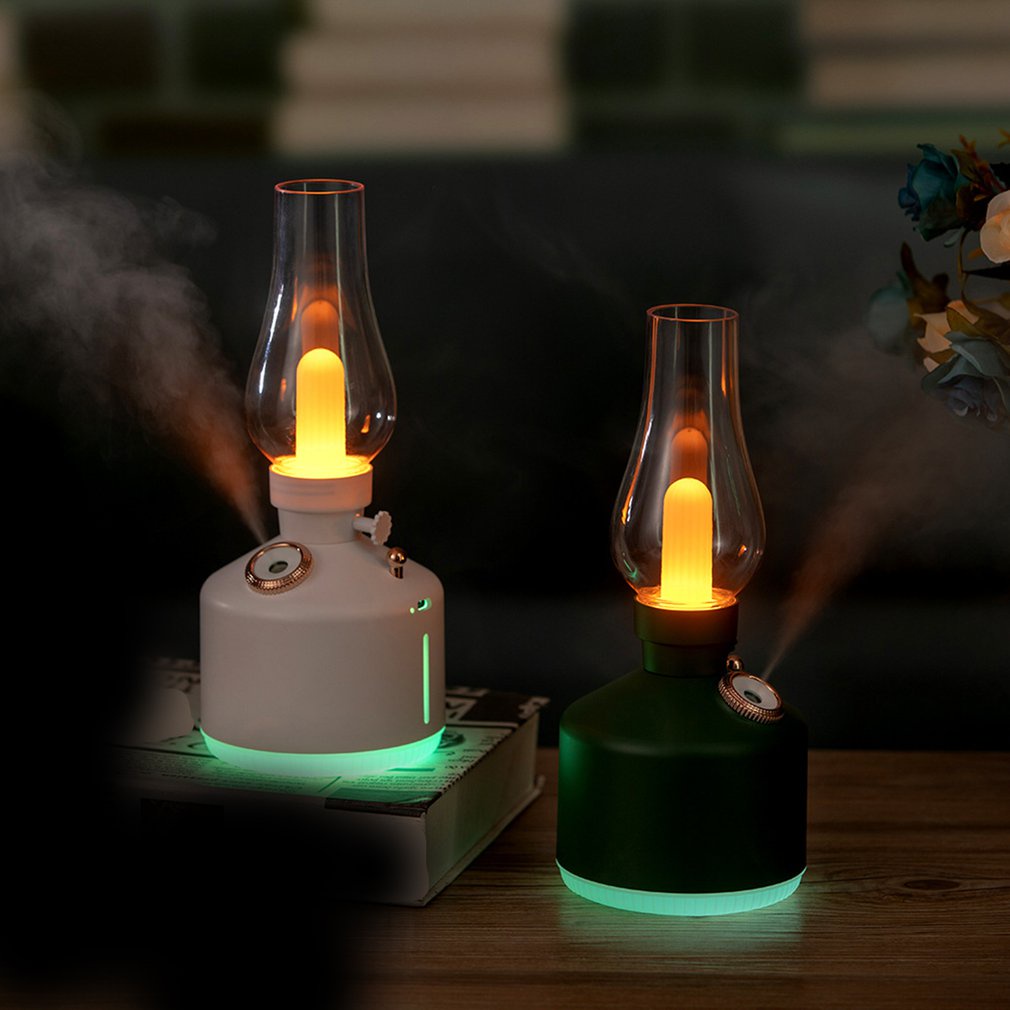 =Christmas=Lamp Air Humidifier Essential Oil Diffuser Wireless Air Purifier LED Lights