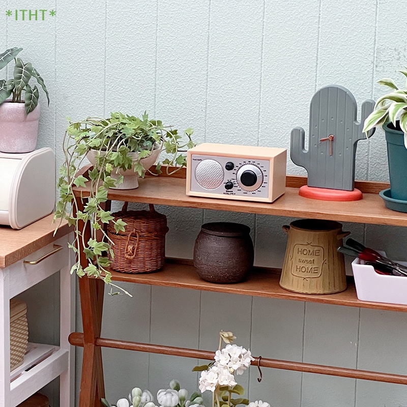 Radio Mini Tỉ Lệ 1: 12 Dùng Để Trang Trí Nhà Búp Bê Mới