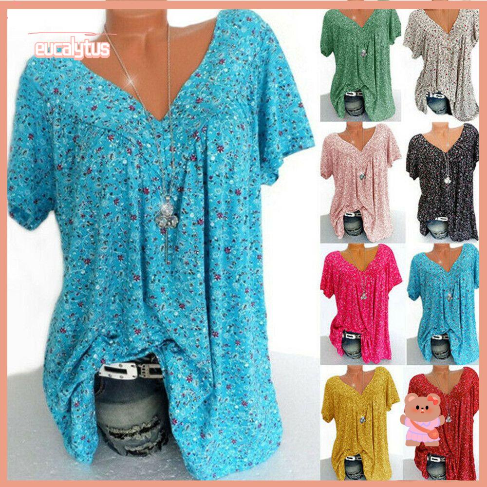 EUTUS Áo Thun Dáng Dài Thời Trang Cho Nữ