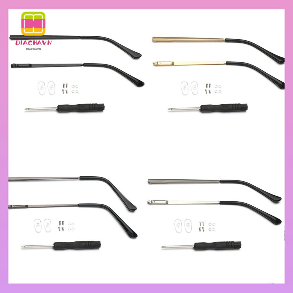 DIACHAVN 1 Cặp Dụng Cụ Sửa Chữa Kính Đeo Cánh Tay Bằng Kim Loại