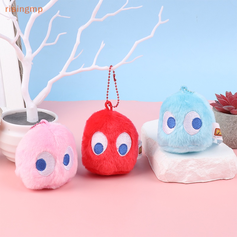 Móc Khóa Hình Búp Bê PacMan Nhồi Bông Mềm Mại Dễ Thương