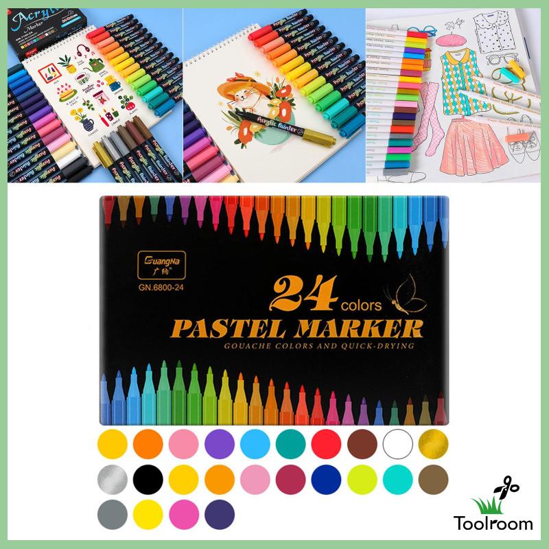 Bộ Bút Vẽ Nghệ Thuật Chống Thấm Nước Bằng Acrylic