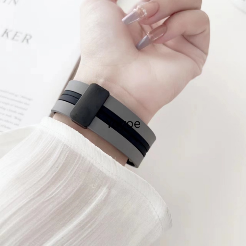 Dây Đeo Đồng Hồ Bằng Silicone 2023New Cho iWatch Series 7 8 Se 6 5 3 Ultra 49mm 7 8 Se 6 5 3