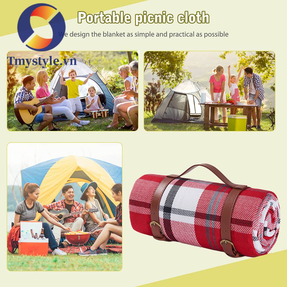 Thảm Trải Bãi Biển Chống Bụi Có Thể Gấp Gọn Tiện Dụng