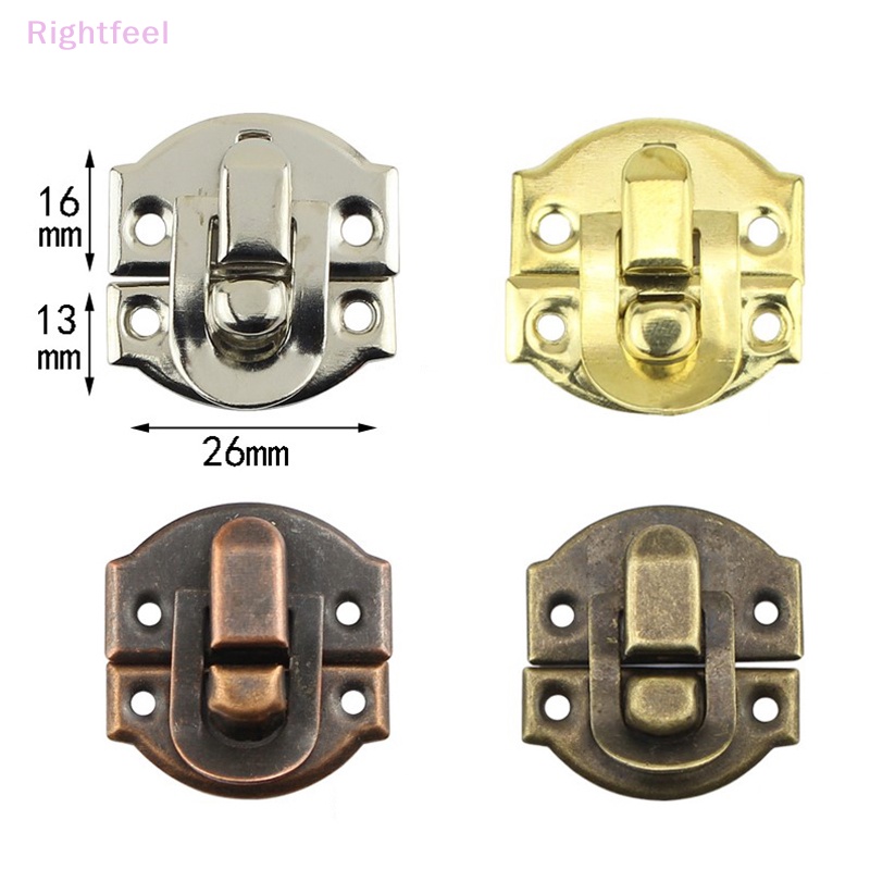 Set 10 Chốt Cài Hộp / Hộp Trang Sức Bằng Sắt Phong Cách Cổ Điển Mới