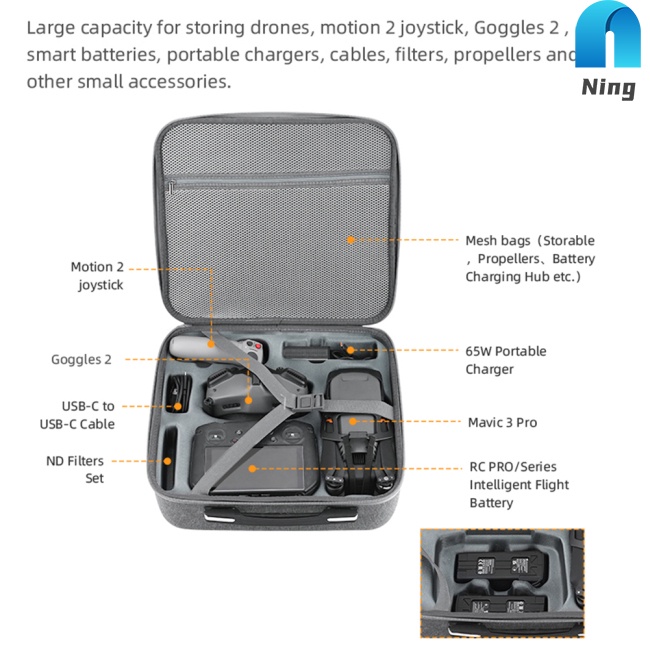 Túi Đựng Bảo Vệ Cao Cấp Cho Drone DJI Mavic 3 Pro