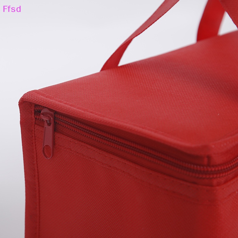 {Ffsd} Túi Đựng Đồ Ăn Trưa Cách Nhiệt Nhỏ Gọn Có Khóa Kéo Cho Hoạt Động Ngoài Trời