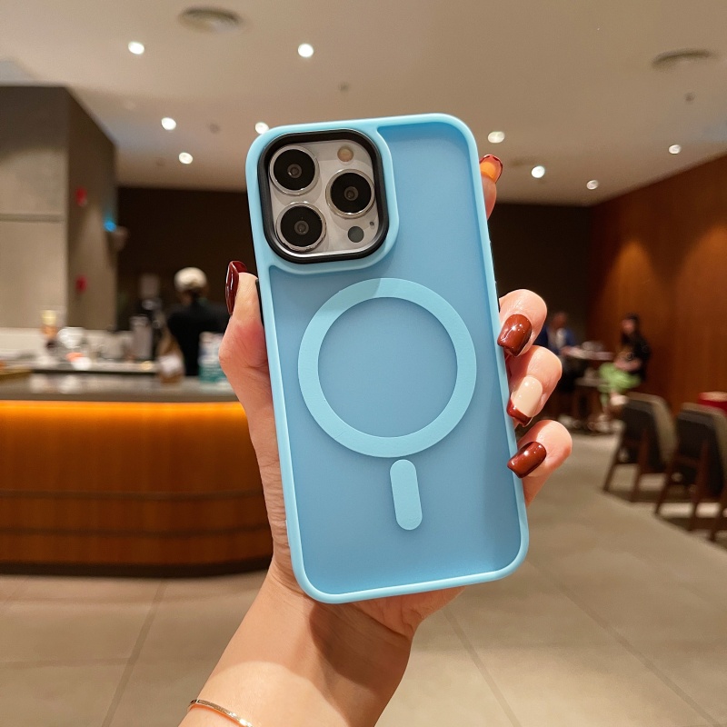 Ốp Điện Thoại Cứng Nhám Trong Suốt Chống Sốc Không Vân Tay Cho iPhone 14 13 12 11 Pro Max 14 Plus