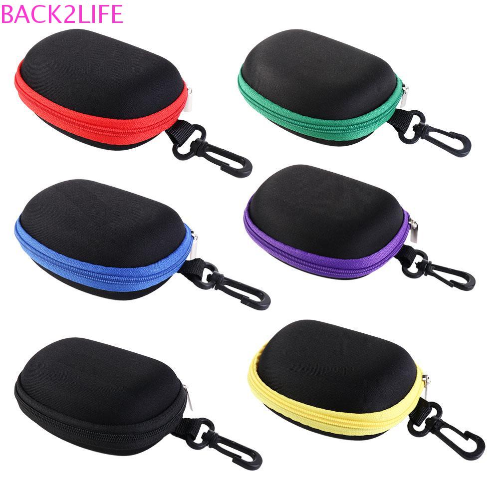 BACK2LIFE Hộp Đựng Mắt Kính Bằng Vải Gọn Nhẹ Có Khóa Kéo Và Dây Đeo Tiện Dụng Ốp