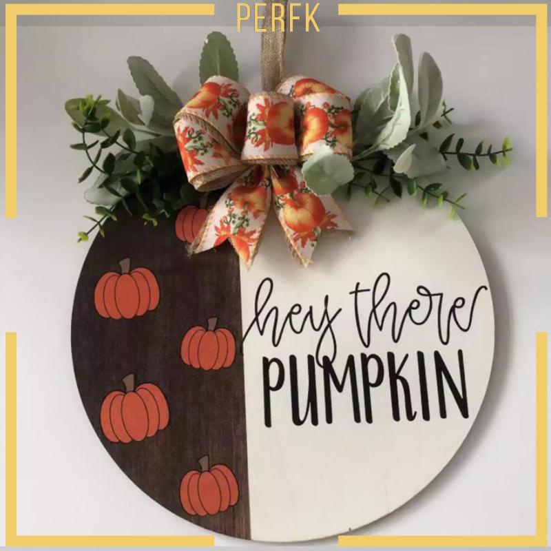 Bảng Hiệu Treo Cửa Hình Bí Ngô Trang Trí Lễ Tạ Ơn