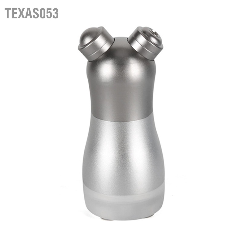 Texas053 Máy Massage Mặt Tần Số Vô Tuyến Bạc Thúc Đẩy Tuần Hoàn Máu Thiết Bị Cầm Tay Phích Cắm US 100‑240V