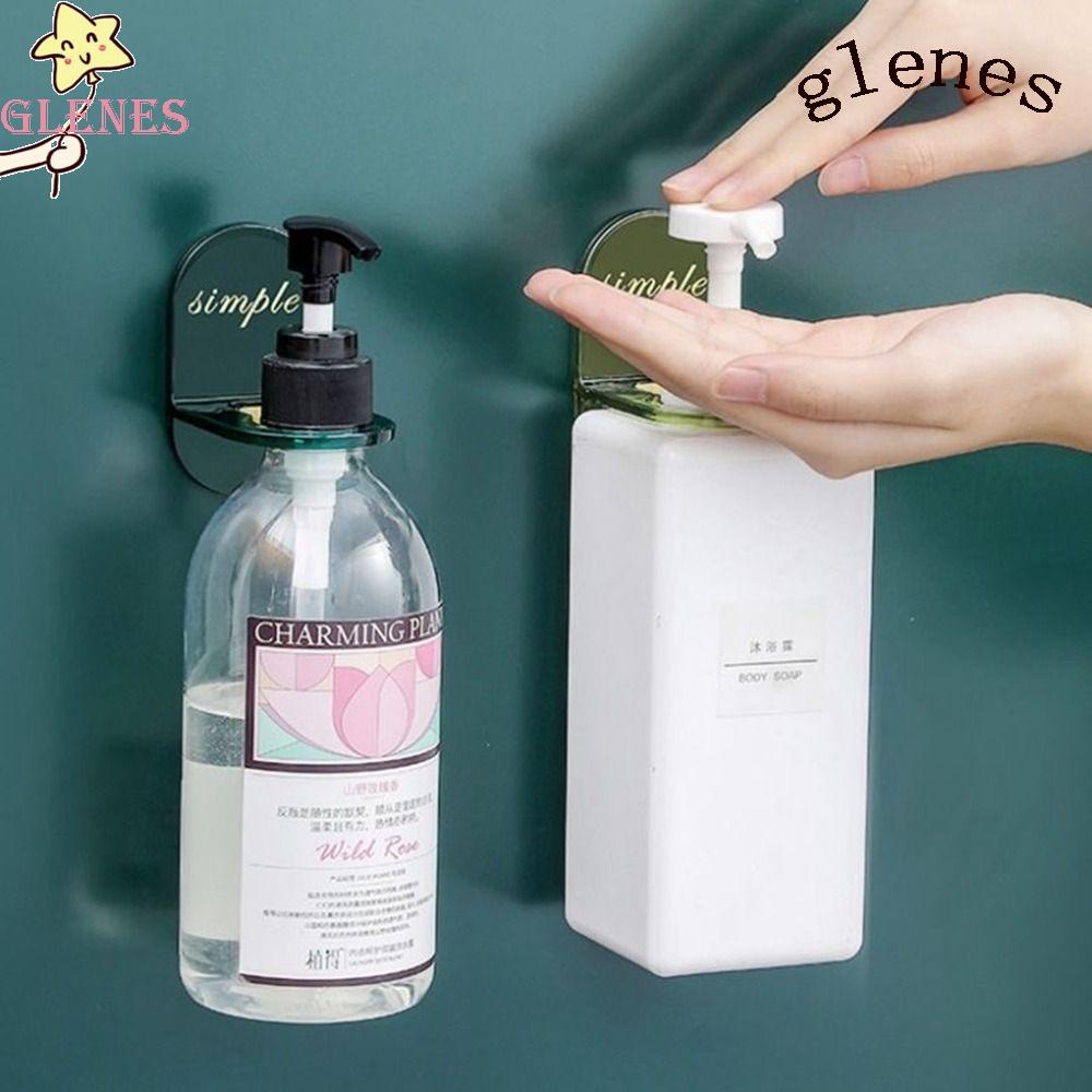 GLENES Giá Đỡ Chai Lọ Bằng Nhựa Siêu Dính Chống Thấm Nước Tiện Dụng Cho Nhà Bếp