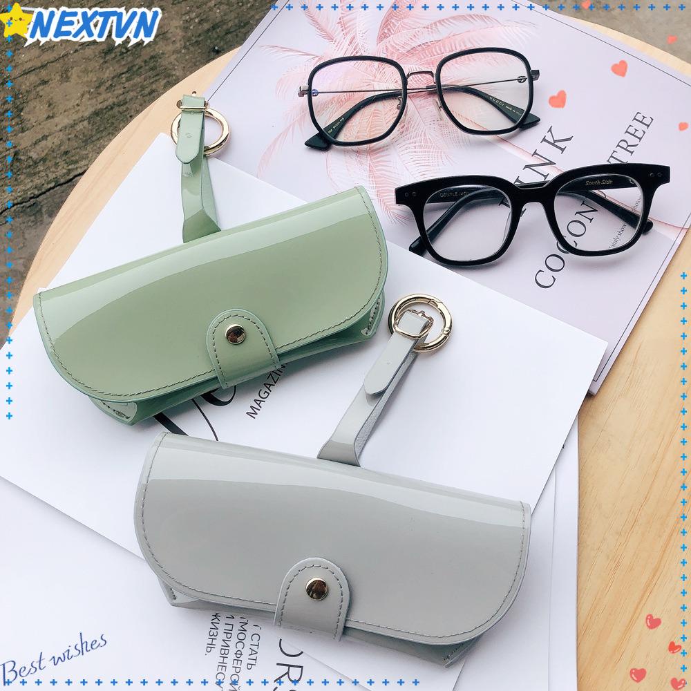 NEXTVN Hộp Đựng Mắt Kính Bằng Da PU Màu Trơn Thời Trang Cho Nam
