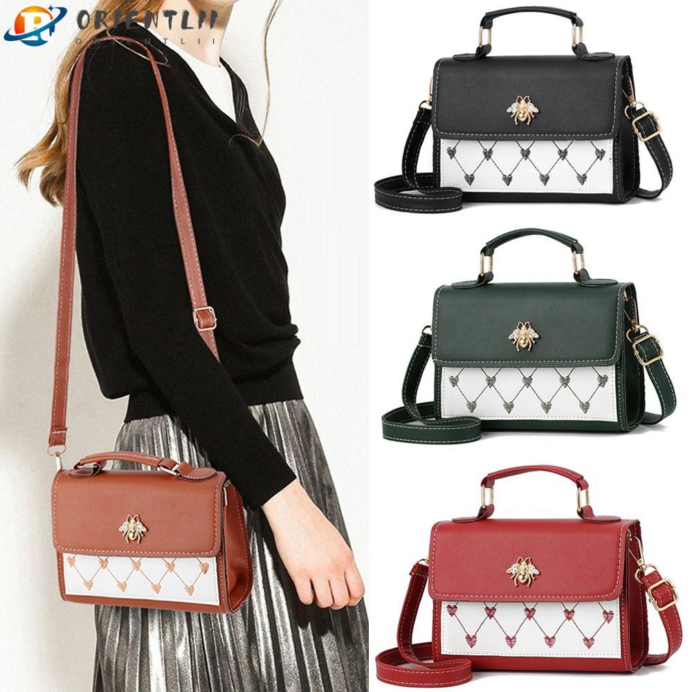 ORIENTLII Túi Xách Da PU Cỡ Lớn Thời Trang Cho Nữ