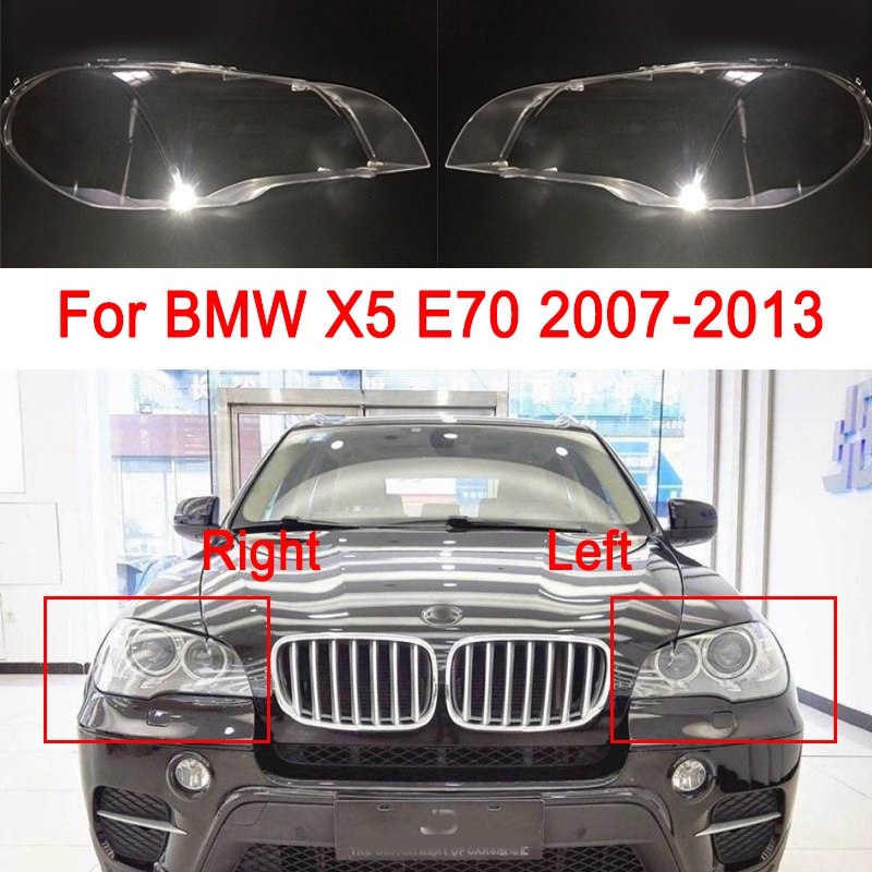 Mặt Nạ Đèn Pha Trong Suốt Cho Xe Hơi BMW X5 E70 2007-2013