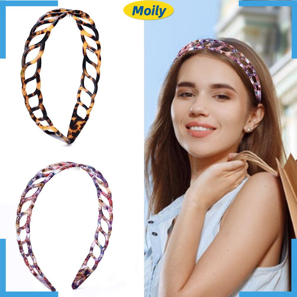 MOILYVN Băng Đô Rửa Mặt / Tắm Hình Rùa Acetate