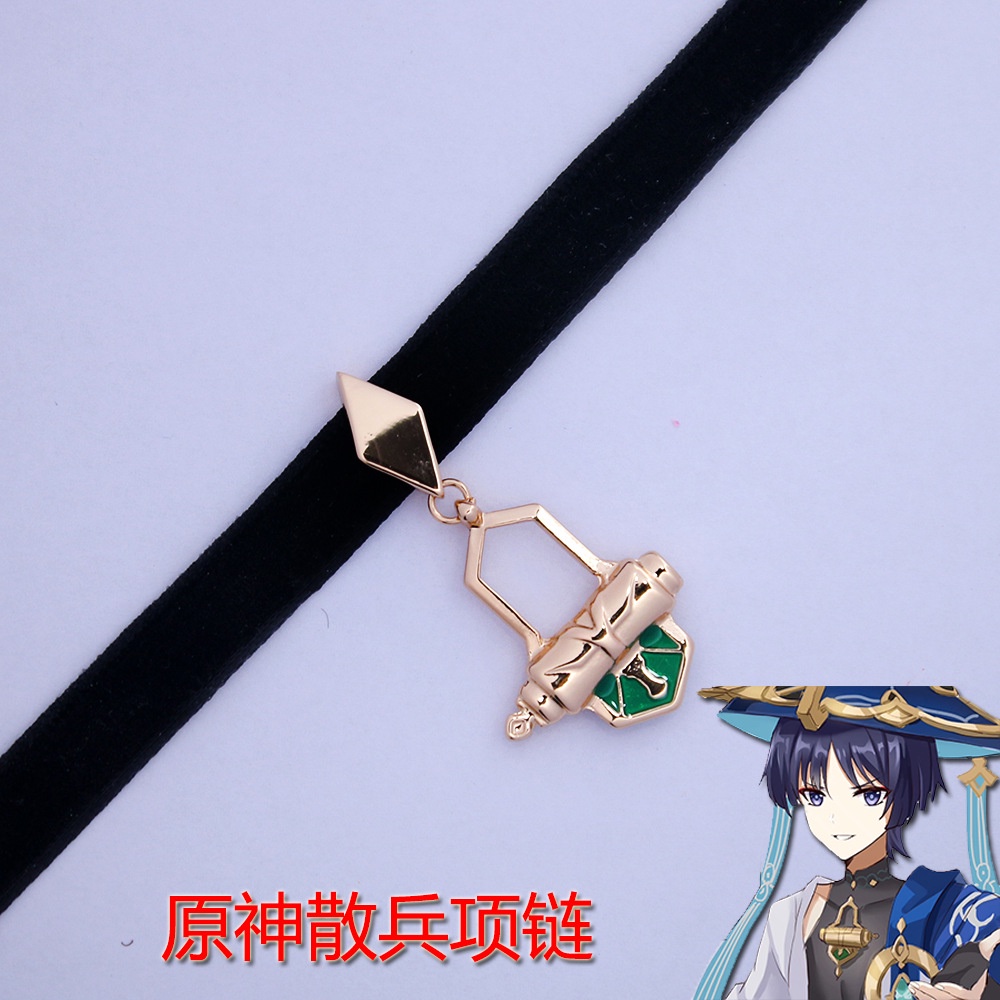 Vòng cổ Choker Mặt Hình Anime Wanderer Thời Trang Dành Cho Nữ