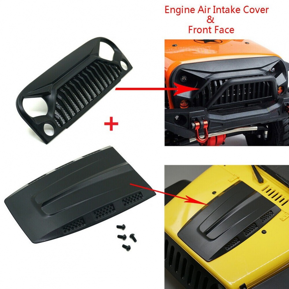 Set 1 Vỏ Bọc Lưới Tản Nhiệt Động Cơ Trước Và Nắp Đậy Kèm Ốc Vít Quyến Rũ