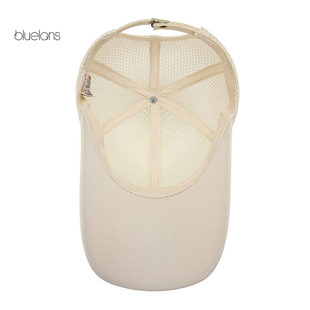 Mũ Lưỡi Trai Bluelans Thoáng Khí Màu Sắc Đơn Giản Cho Nữ