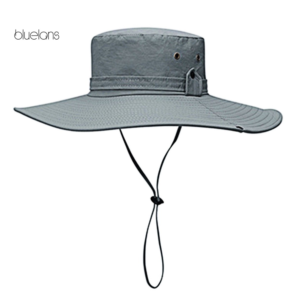 Nón Tai Bèo Vành Rộng Phối Lưới Thoáng Khí Chống Tia UV / Trầy Xước Thời Trang Cho Nam