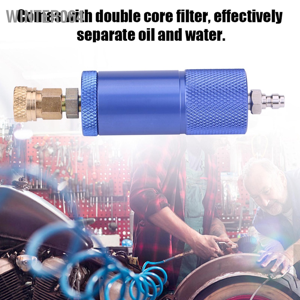 Winter064 Máy Nén Khí Lọc Độ Ẩm Bẫy Nước OilWater Tách Bộ Điều Chỉnh Với Nữ Nam Chủ Đề
