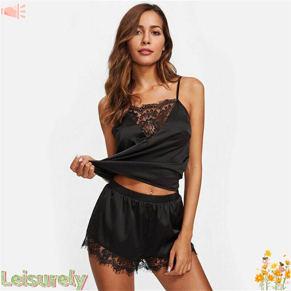 LEILY Bộ Đồ Ngủ Pijamas Thoải Mái Cho Nữ