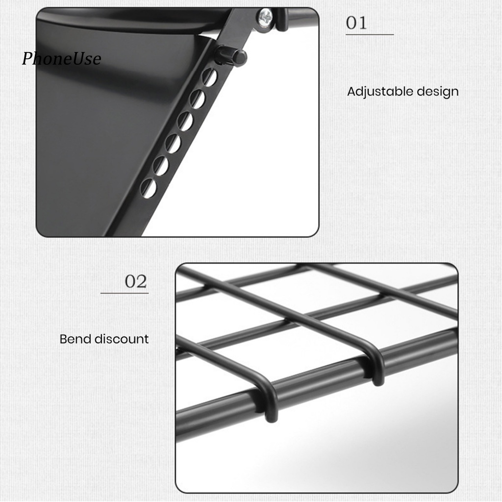 Pu Giá Đỡ Lò Nướng Mini Có Thể Điều Chỉnh Chiều Cao Tiện Dụng