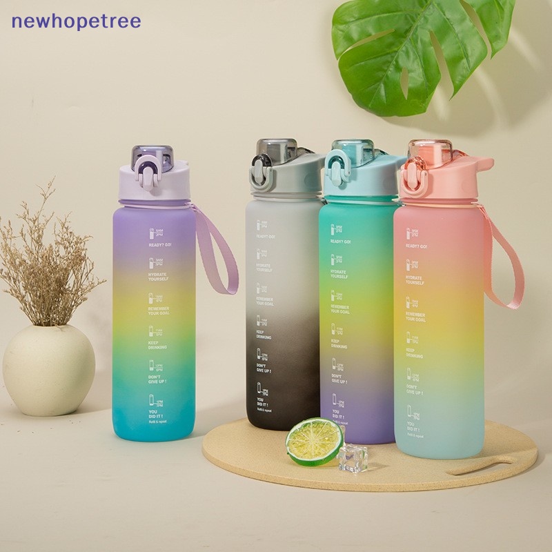 Bình Nước Nhựa Dung Tích 1L Màu gradient Thời Trang