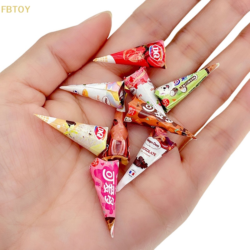 1 Mô Hình Kem Ốc Quế Trang Trí Nhà Búp Bê