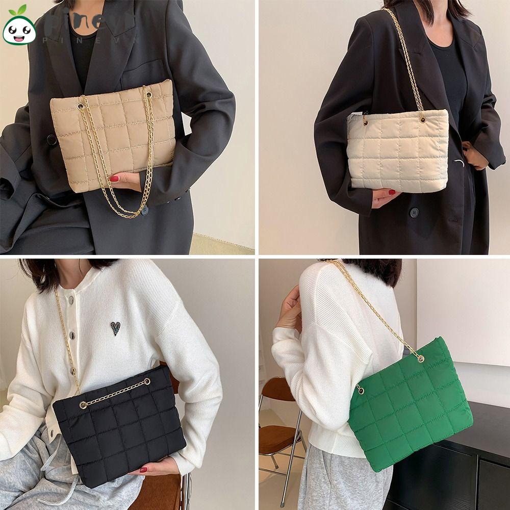 PINEVN Túi Đeo Vai Cỡ Lớn Chất Liệu Cotton Cao Cấp Thời Trang Dành Cho Mùa Đông