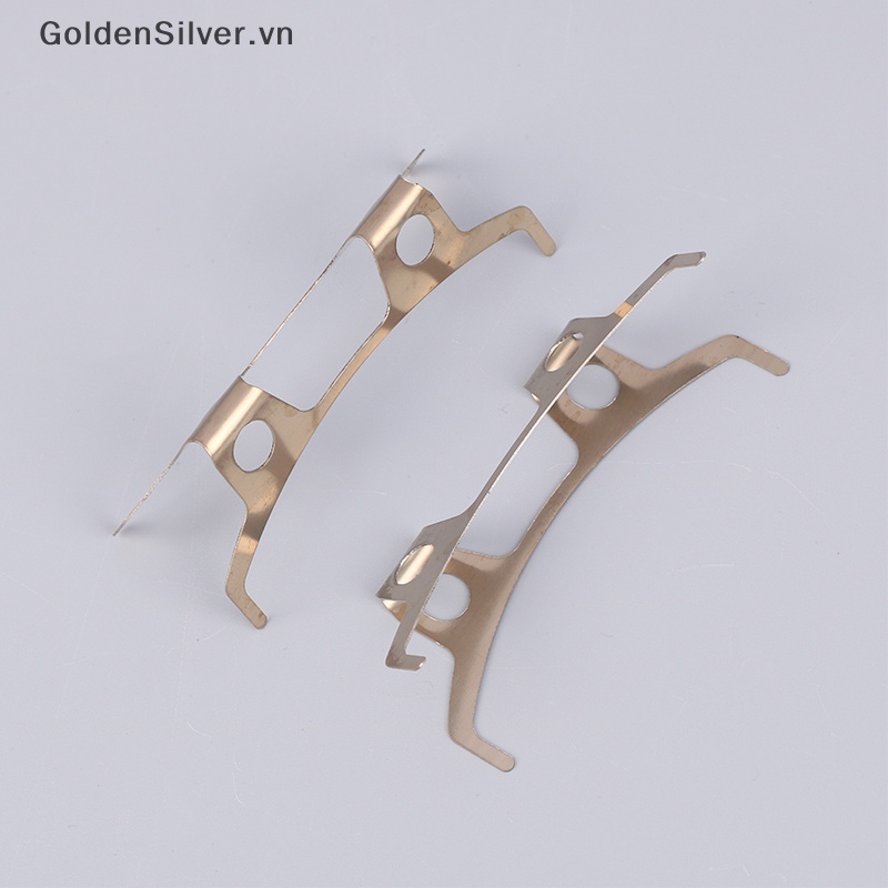 Set 2 Lò Xo Bơm Phanh Đĩa Điện Tử Màu Vàng Bạc Chuyên Dụng Cho Xe Hơi