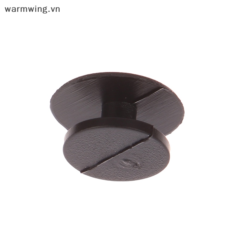 Set 100 Nút Nhựa Màu Đen Trong Suốt Làm Giày DIY