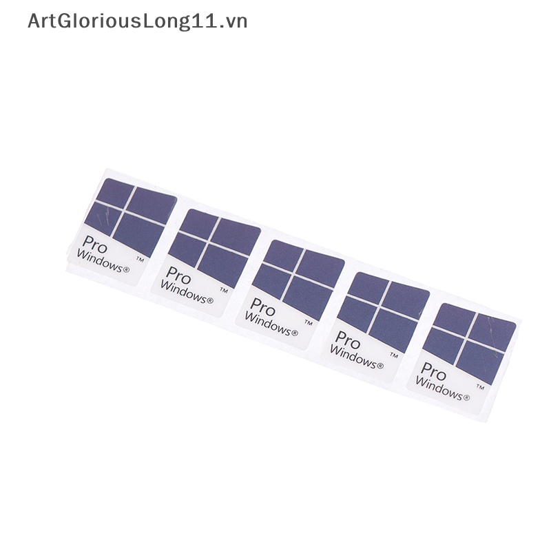 Bộ 5 Sticker Dán Trang Trí Sổ Máy Tính Windows10 WIN10 PRO