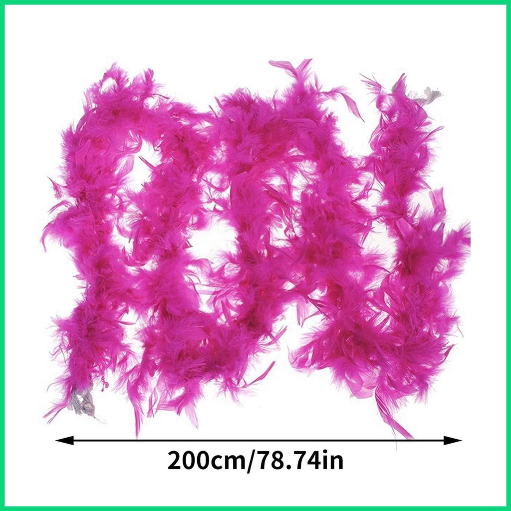 Lông Vũ Boas 2M / 6.6Ft Nhiều Màu Sắc Hóa Trang Lạ Mắt Cho Bé Gái jiwvn Jwvn