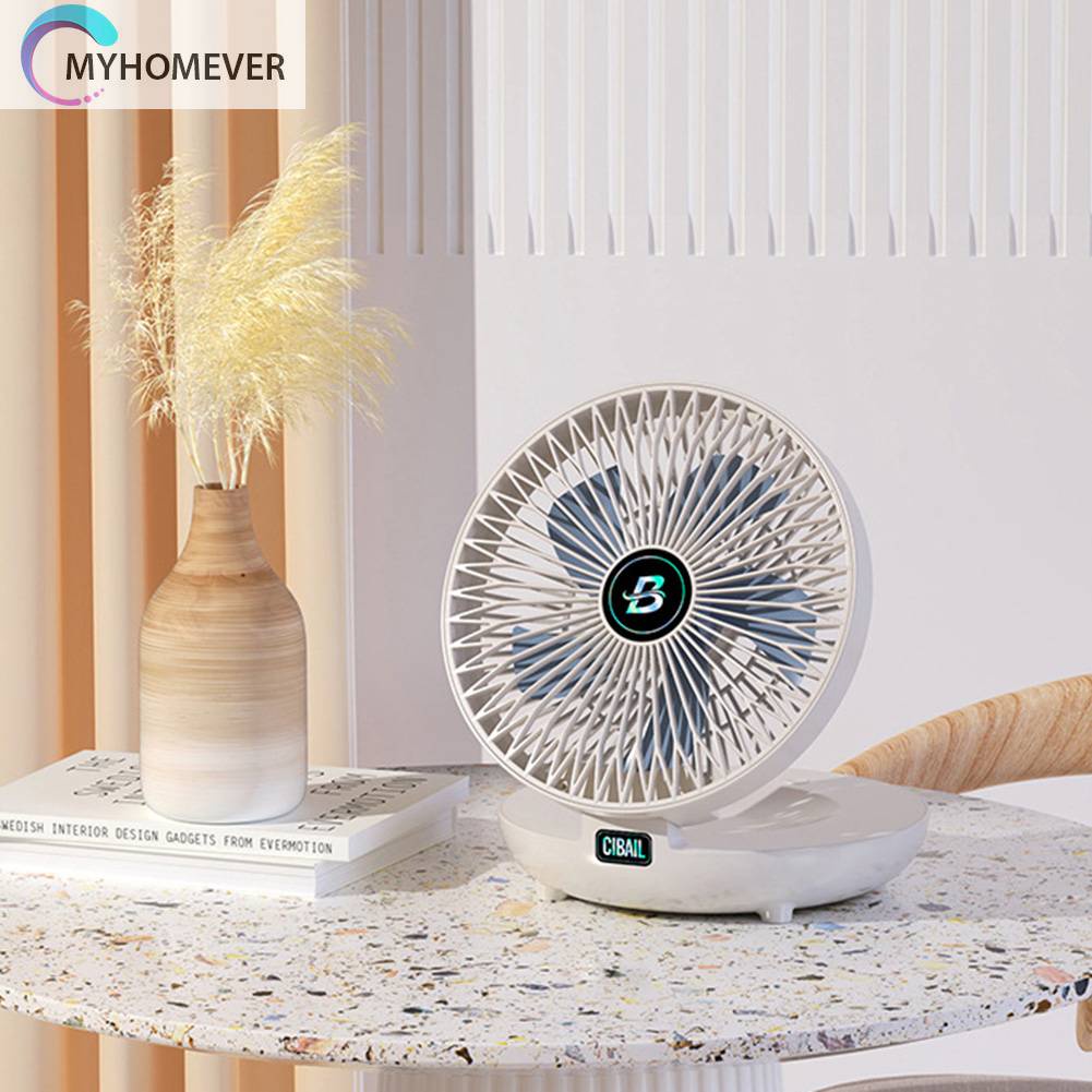 Quạt Gắn Tường 1200mAh / USB Yên Tĩnh Có Thể Sạc Lại Cho Nhà Ở / Văn Phòng
