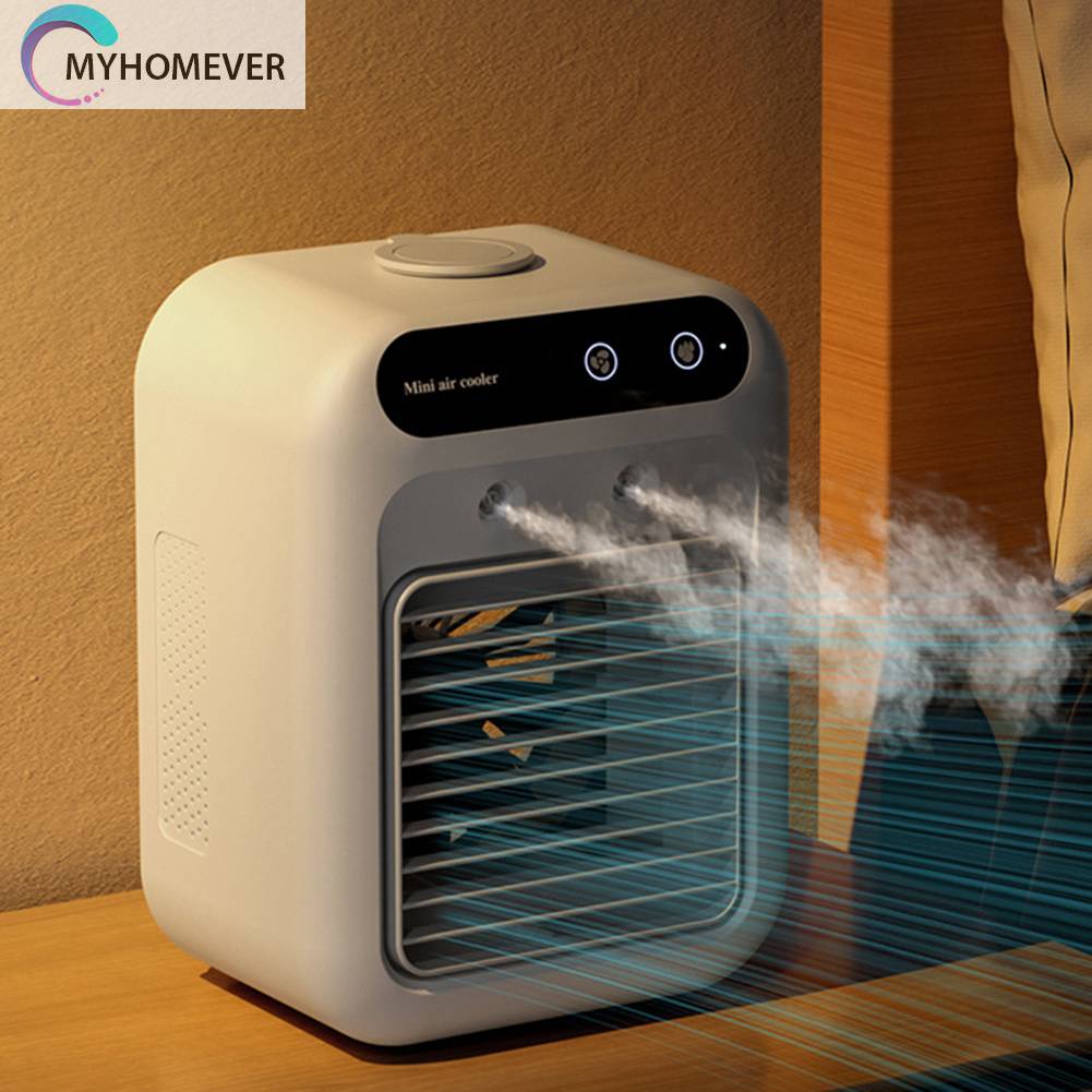 Quạt Làm Mát Để Bàn 2 Tốc Độ Tùy Chỉnh Nhỏ Gọn Tiện Dụng Cho Gia Đình