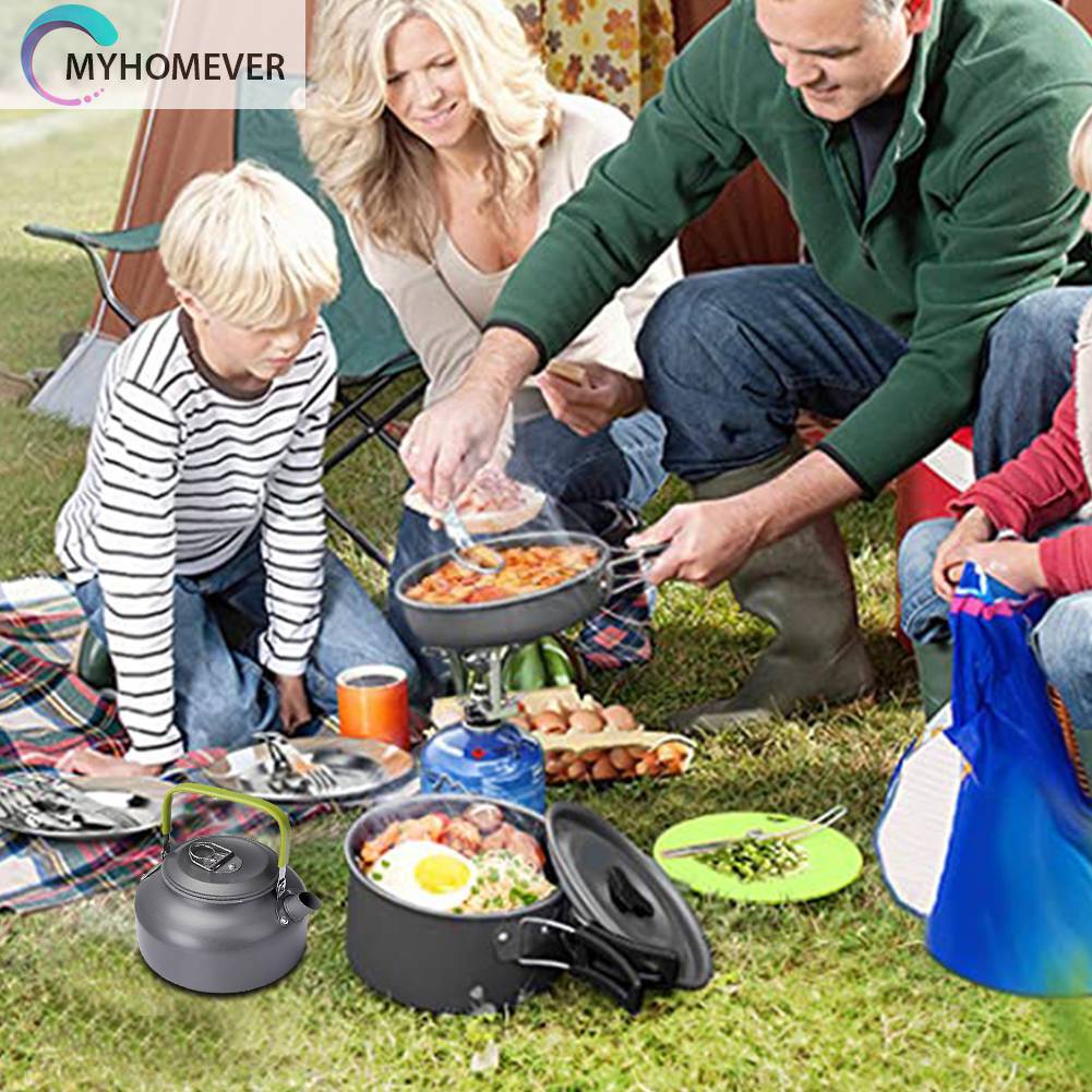 Bộ Dụng Cụ Nấu Ăn Có Thể Gấp Gọn Tiện Dụng Mang Theo Du Lịch Cắm Trại