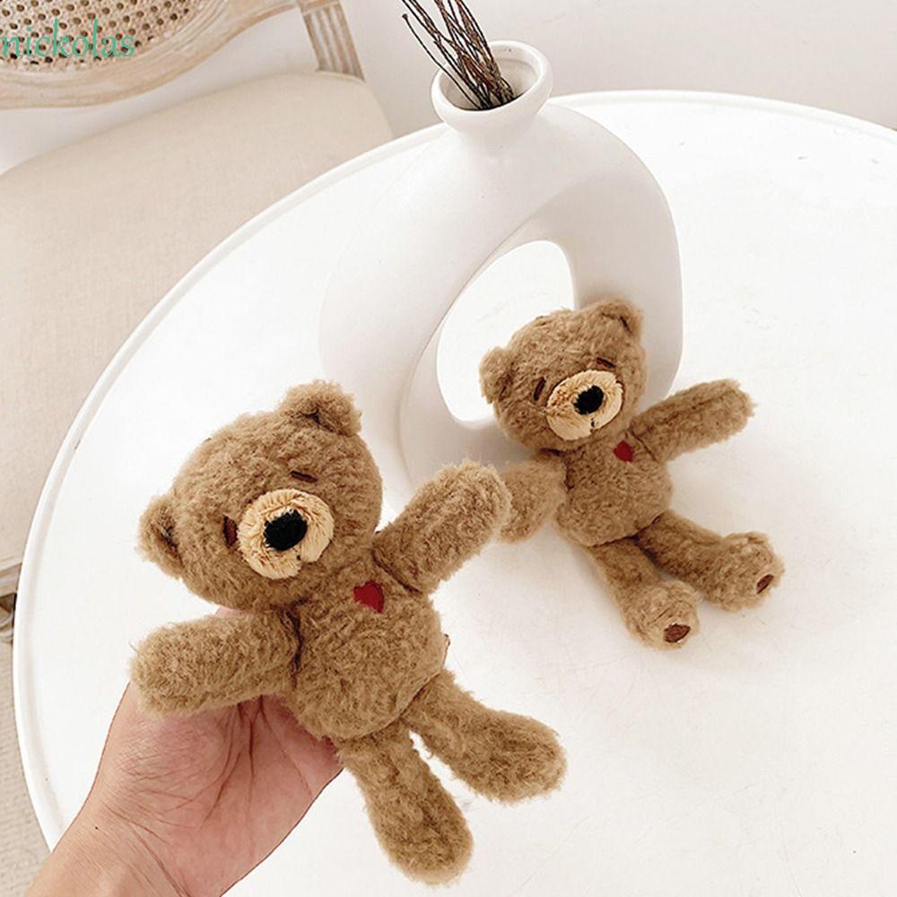 NICKOLAS Móc Khóa Thỏ Nhồi Bông PP Phong Cách Hàn Quốc Sáng Tạo