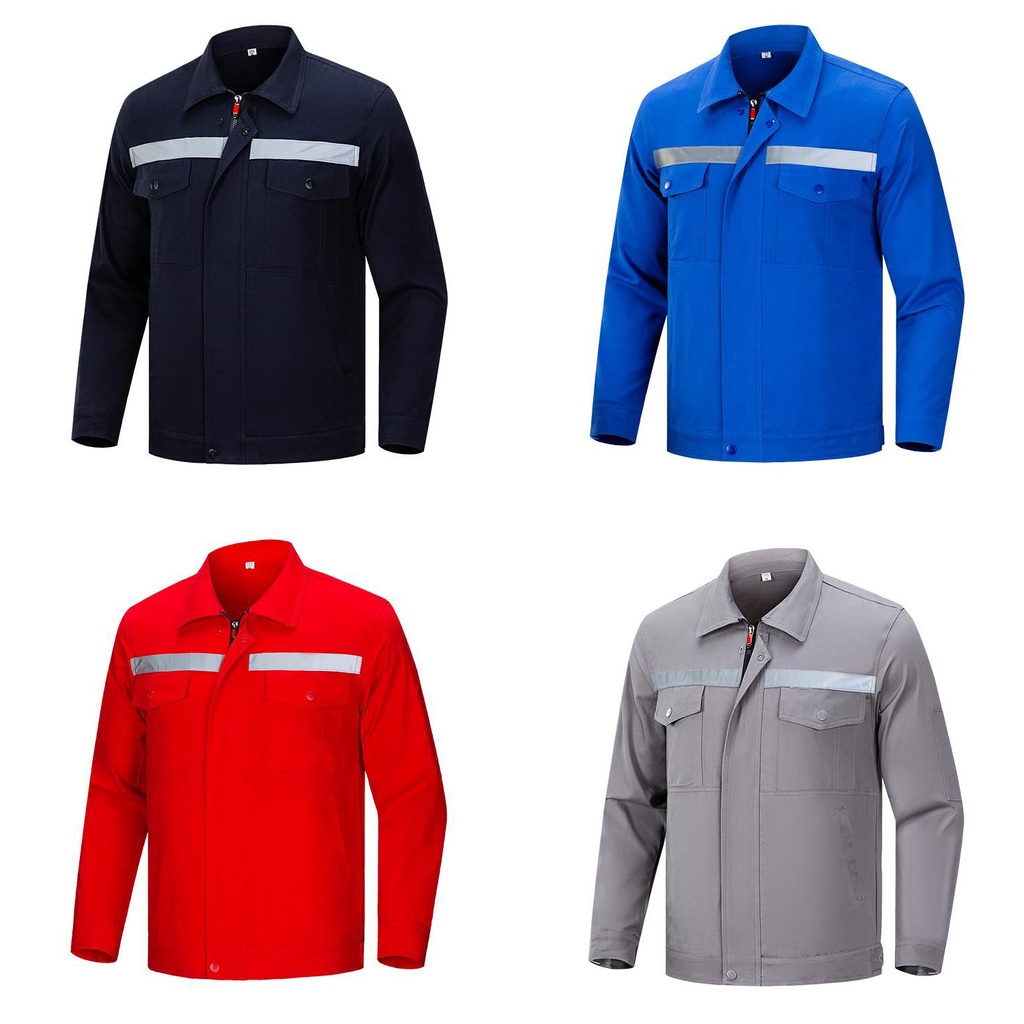 Áo khoác an toàn Làm việc an toàn Đồng phục dài tay Nam Nữ Protectionclothing Phản xạ lao động Nhà m
