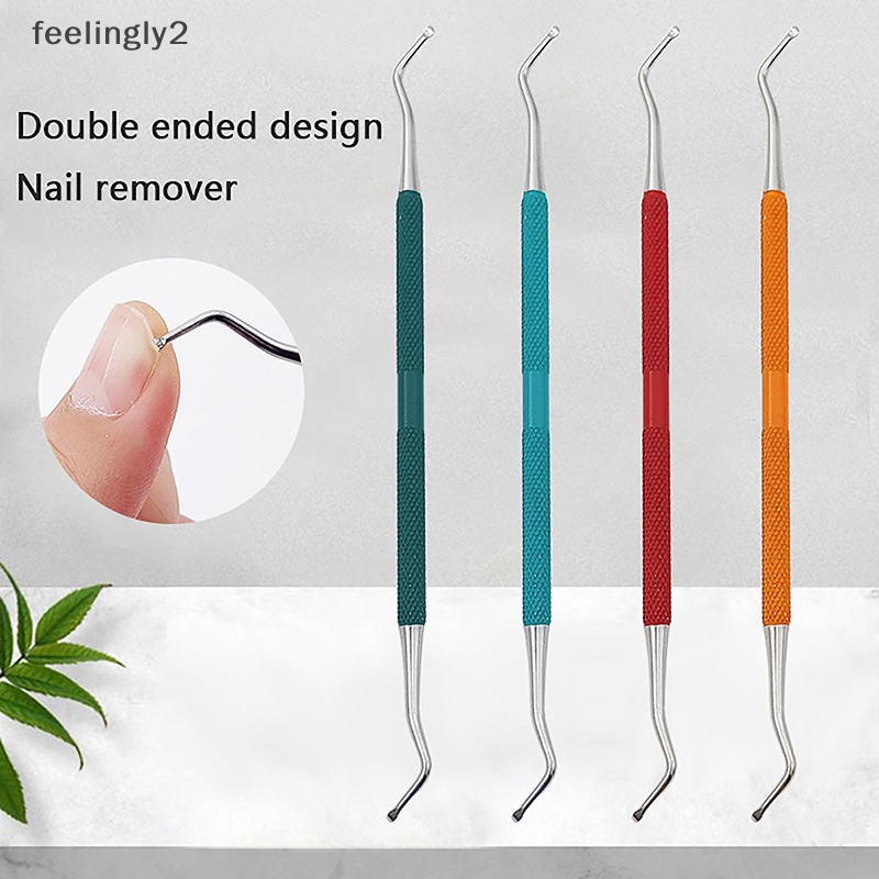 [Hàng Có Sẵn] Dụng Cụ Làm Sạch Móng Hai Đầu Bằng Thép Không Gỉ