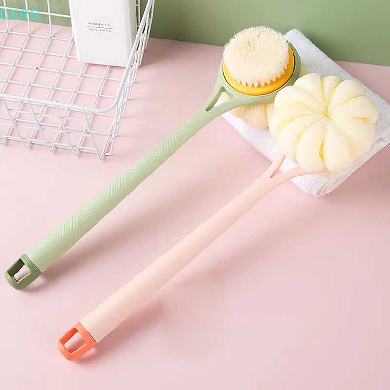 1 Bàn Chải Chà Lưng Tay Cầm Dài Lông Mềm Dùng Cho Phòng Tắm RS