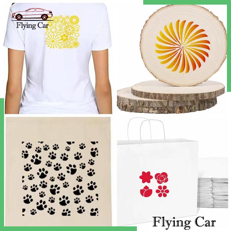 Bộ 30 Khuôn Cắt In Nổi Bằng Gỗ Dùng Trang Trí Tường DIY