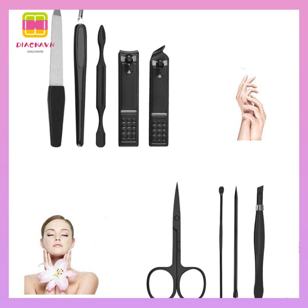 DIACHAVN Set 9 Dụng Cụ Dũa Móng Tay Mới