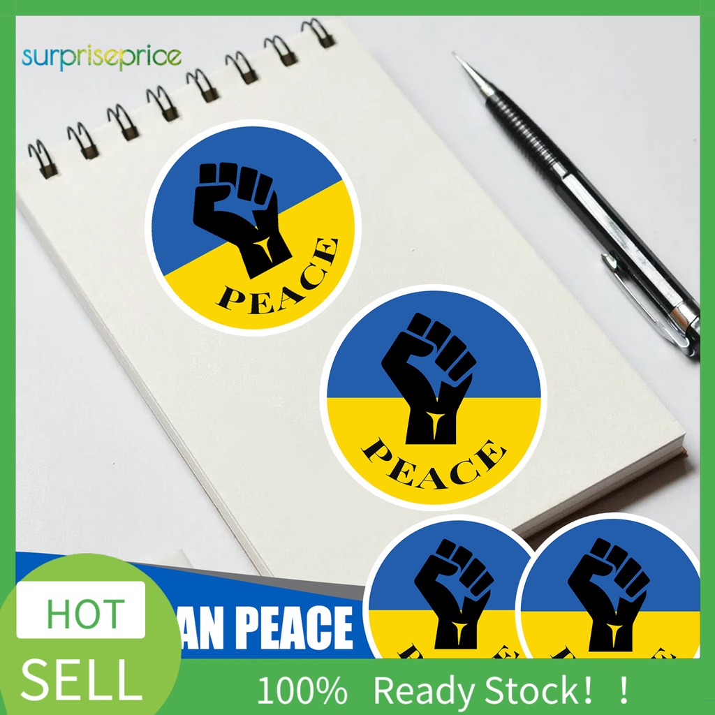 Bộ 10 / 50 Miếng Dán Đề Can Tròn Nhiều Màu Sắc Đa Năng Chống Phai Màu Trang Trí Xe Hơi