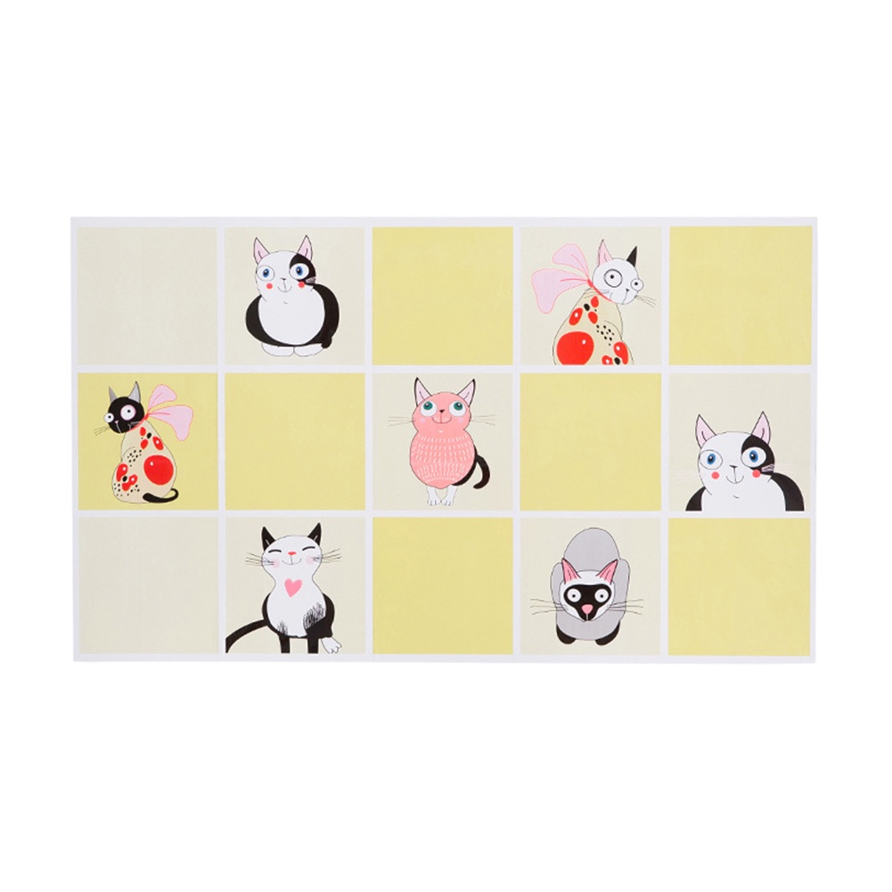 (Bất Ngờ) Hình Dán Tường Động Vật Trái Cây Snacks Chống Thấm Nước Cho Nhà Bếp