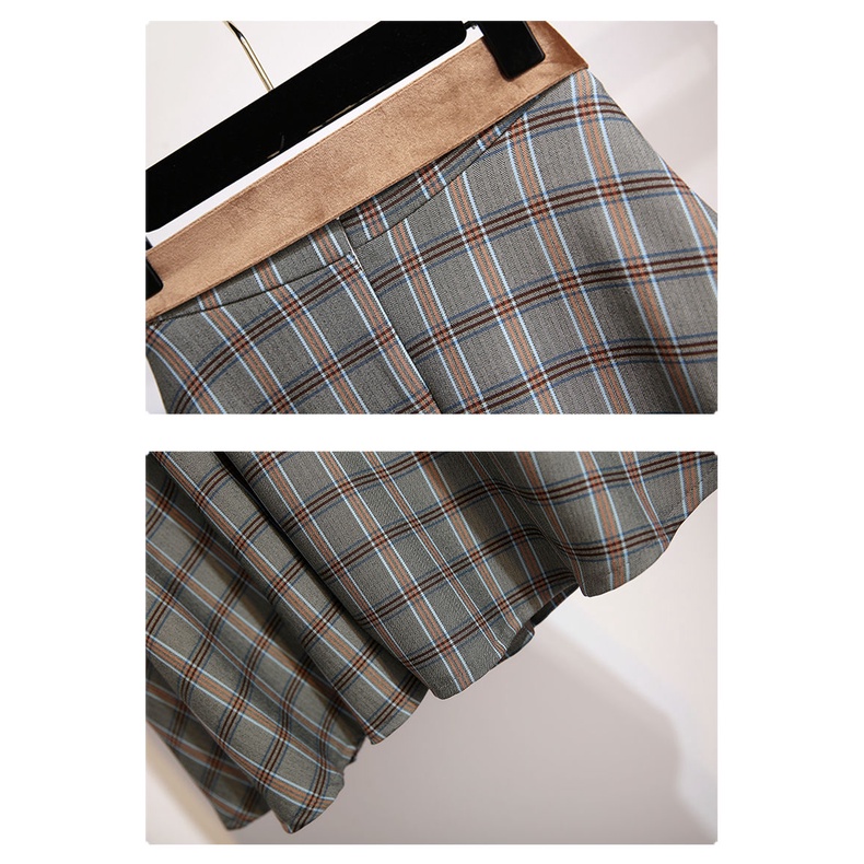 Chân Váy Chữ A Lưng Cao Phong Cách Hong Kong Thời Trang Cho Nữ