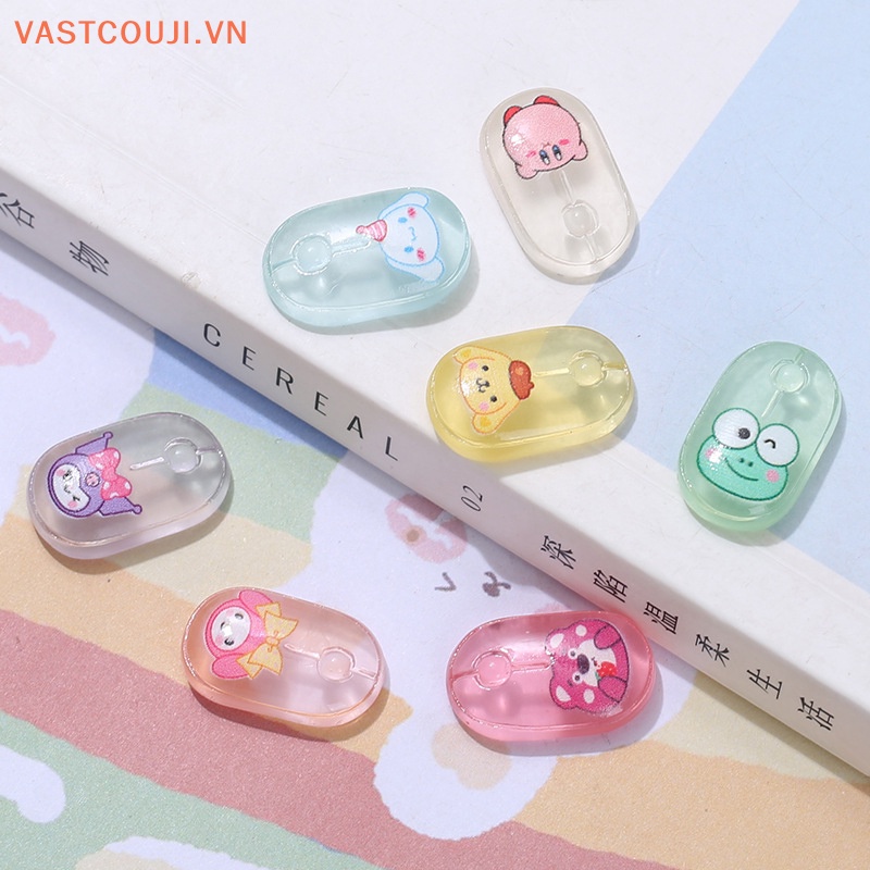 Bộ 2 Mô Hình Kem VASTJI Mini Màu Dạ Quang Dùng Trang Trí Nhà Búp Bê