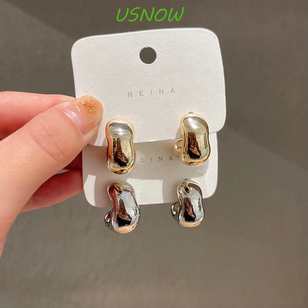 USNOW Bông Tai Hình Học Phong Cách Baroque Ngọt Ngào Cho Nữ