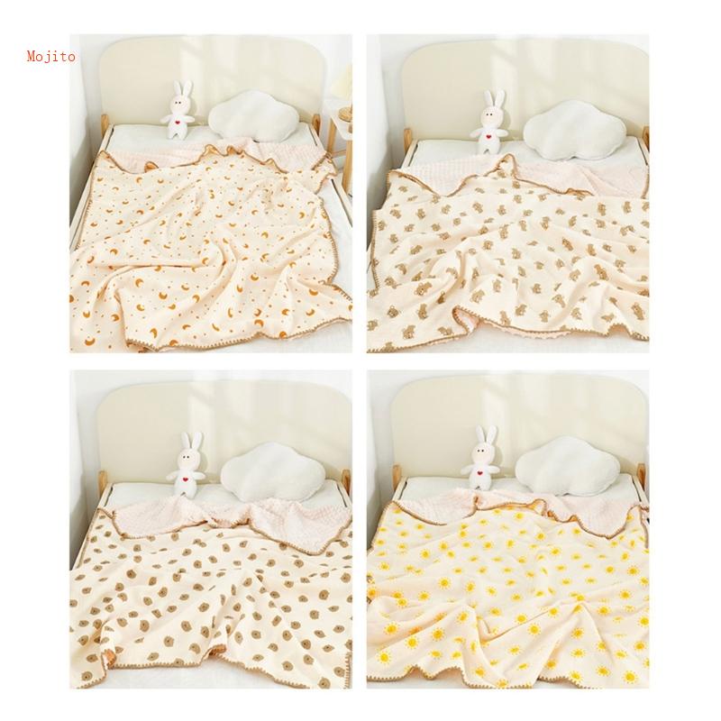 Chăn Hai Lớp Họa Tiết Chấm Bi Cho Bé Sơ Sinh